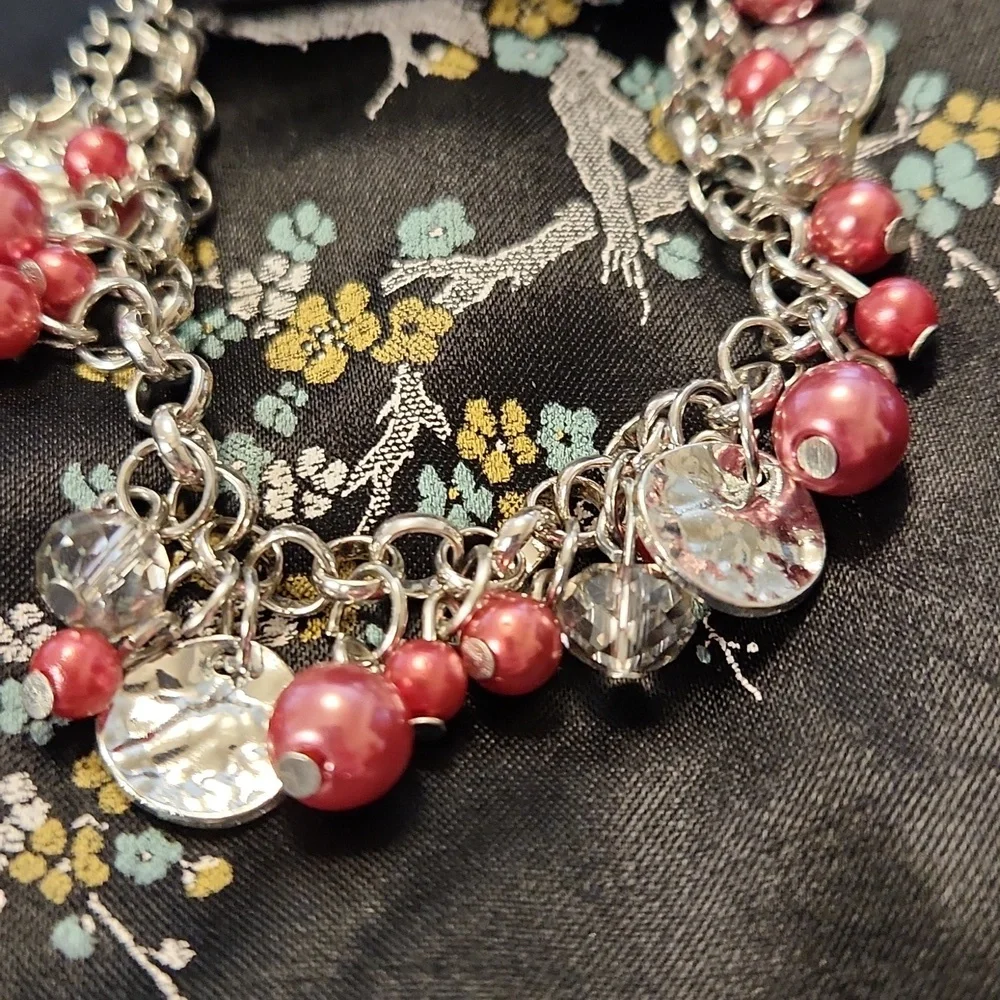 Paparazzi Red Pearl Bracelet